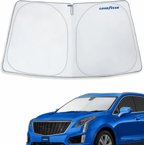 Vista 29 de Goodyear Parasol plegable para parabrisas Acura MDX 2022-2026, accesorios de automóvil, cubierta de parasol, parasol para parabrisas de automóvil
