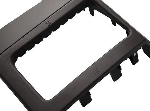 Vista 2 de Kit de instalación de bisel de radio de navegación doble DIN con arnés de cableado estándar y adaptador de antena, color caqui, compatible con Jeep