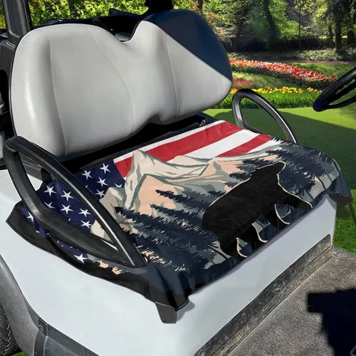 Fundas universales para asiento de carrito de golf, suaves y cómodas, protección para todo tipo de clima, funda para carrito de golf para 2