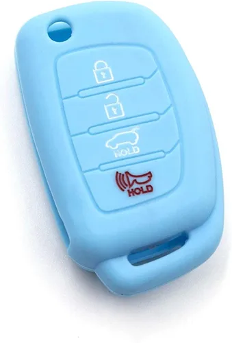 Vista 11 de Funda de silicona plegable para Hyundai Santa Fe Sonata Elantra Azera Tucson (naranja), Naranja