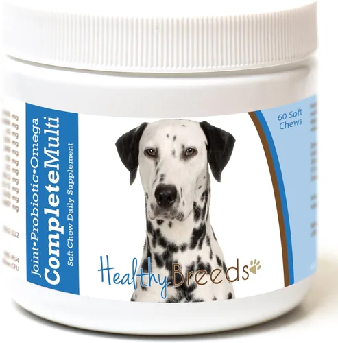 Vista 129 de Healthy Breeds Cavalier King Charles Spaniel - Multivitamínico todo en uno, completo con probióticos, glucosamina, condroitina y omegas, 60