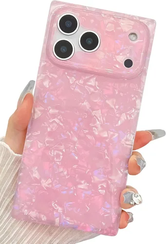 Vista 41 de BANAILOA Funda compatible con iPhone 14 Pro con borde rectangular, bonita funda protectora de lujo con pintura al óleo y flores para mujeres