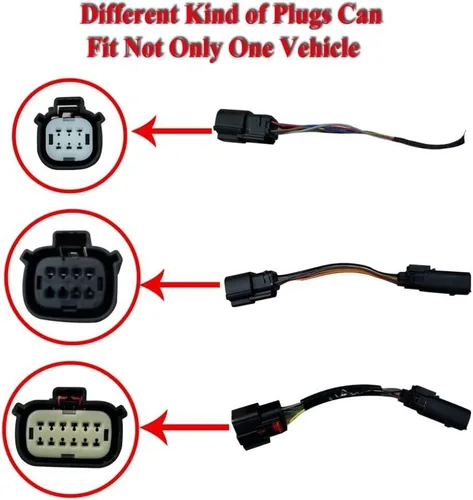 Vista 5 de Espejo lateral izquierdo del conductor de repuesto de brazo largo con espejo retrovisor eléctrico y calefacción con luz de señal de giro para Ford