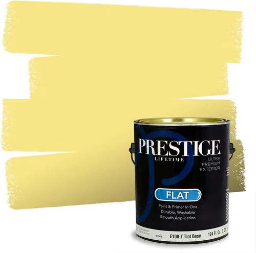 Vista 161 de PRESTIGE Pinturas de pintura exterior e imprimación en uno, 1 galón, plano, combinación comparable de Benjamin Moore* Pila de heno