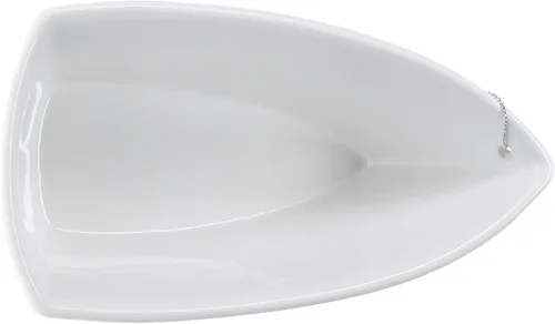 Vista 4 de Pavilion - La vida es genial en la playa - Servidor de plato de barco de gres de 12 onzas con cuchara de remo de madera