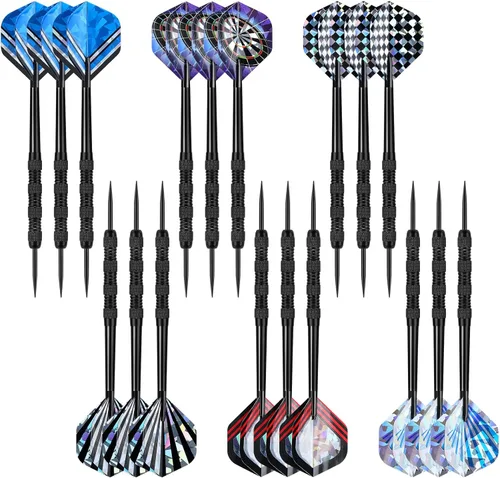Vista 13 de Accmor Dardos de Punta de Metal, Dardos de Punta de Acero, Dardos de Metal Profesionales, Juego de Dardos de Punta de Metal, Dardos de Metal