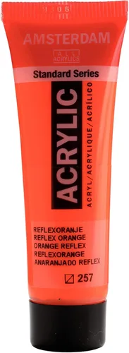 Vista 88 de Amsterdam Serie Estándar Tubo de Pintura Acrílica 120ml Azo Naranja 276 (17092762)