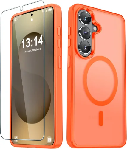 Vista 113 de Funda para Google Pixel 10 Pro XL, cubierta magnética mate, color negro Fit for MagSafe, Screen Protector included, Shockproof Military Grade
