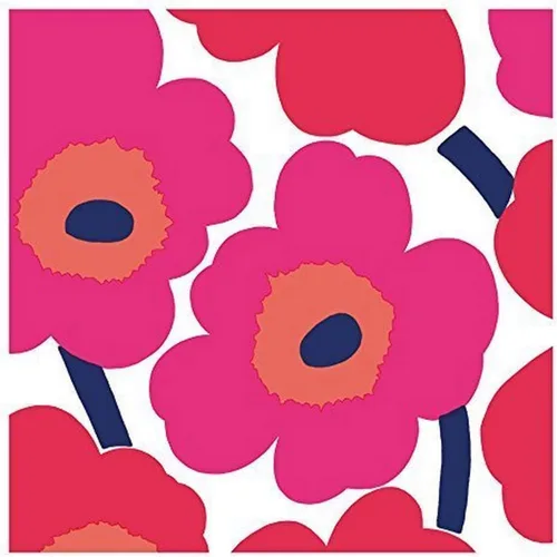 Vista 18 de IHR Ideal Home Range Servilletas de cena Marimekko desechables de 3 capas de papel, 8.5 x 4.5 pulgadas, Juhannustaika, 16