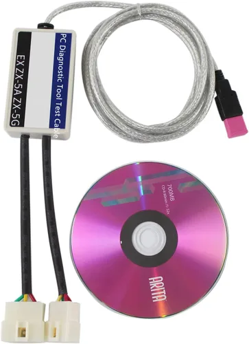 Vista 5 de SINOCMP Herramienta de diagnóstico de PC DR.ZX para Hitachi EX-2 EX-3 EX-5 ZX-5A ZX-5G Series Excavator Test Cable & CD