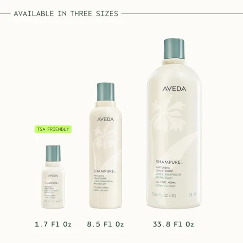 Vista 9 de Aveda Shampure Nurturing Conditioner for Fine to Medium Hair Lightweight Formula Detangles and Adds Shine Calming Aroma of Lavender & Ylang