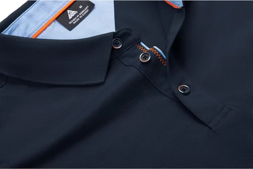 Vista 3 de Mens Polo Shirts Moisture Wicking Short Sleeve Casual Tennis Golf Shirt