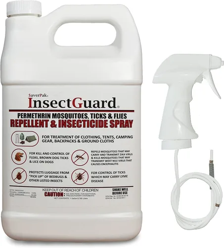 Vista 11 de InsectGuard Permetrina repelente de mosquitos, garrapatas y moscas y bomba de insecticida en aerosol (6 onzas)