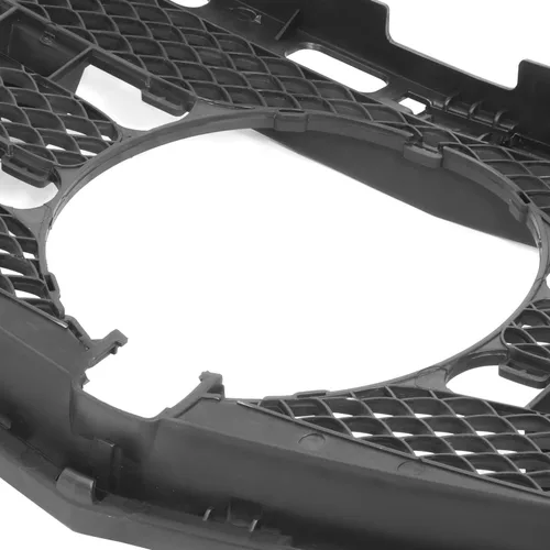 Vista 5 de DNA MOTORING Rejilla de malla de diamante estilo fábrica y ranura para insignia compatible con Mercedes-Benz E250 14-15 E350 E400 E550 15 E300