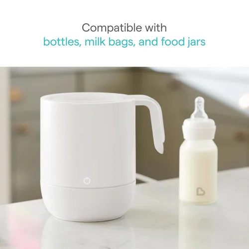 Vista 4 de Munchkin Calentador de biberones de precisión para leche materna, fórmula, frascos de alimentos y esterilización de piezas pequeñas, compatible
