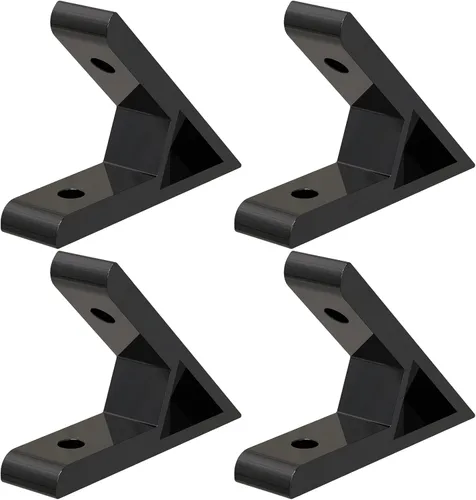 Junta de conexión de soporte de ángulo de esquina de 45 grados/135 grados 2020 para perfil de extrusión de aluminio serie 2020, 4 piezas (45 grados)