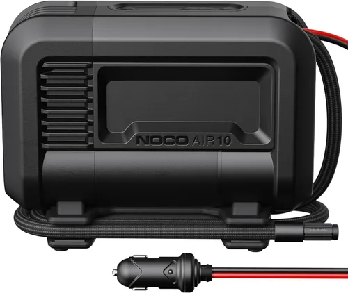 NOCO AIR10: Inflador de neumáticos ultrarrápido de 10 A - Bomba de compresor de aire portátil de 12 V - Flujo de aire de 36 SLPM infla de 0 a 40 PSI