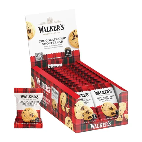 Vista 11 de Walker's Shortbread - Mini galletas con chispas de chocolate, galletas de mantequilla pura, 4.4 onzas (paquete de 6)