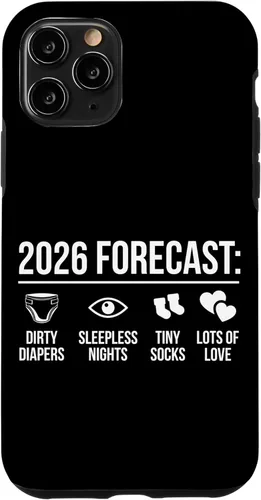 Vista 29 de Funny New Parents Future Mom Dad to Be 2026 Expecting Couple Case for iPhone 16