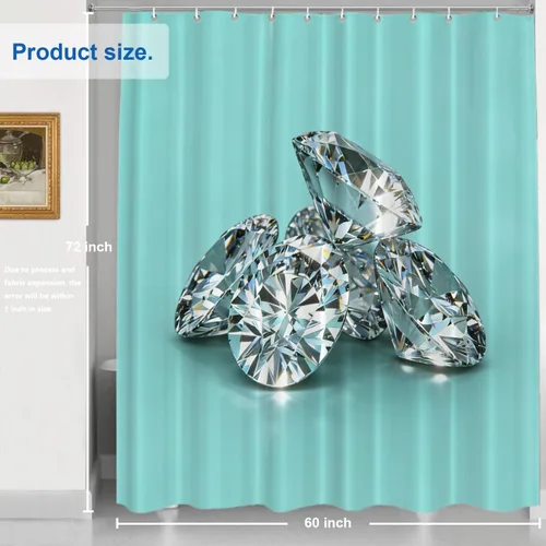 Vista 243 de Shrahala Father and Child Embracing No Hooks Shower Curtain with Snap in Liner Set, Tender Moment Captured Bathroom Décor Polyester Fiber Waterproof