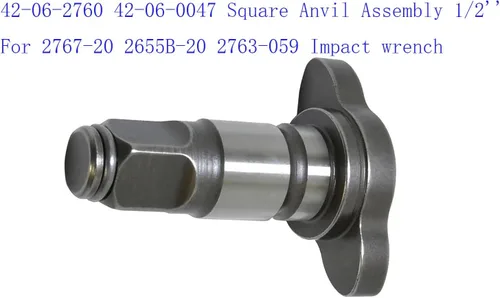 Vista 3 de 42-06-2760 42-06-0047 Asamblea de yunque cuadrado 1/2 '' para 2767-20 2655B-20 2763-059 Llave de impacto