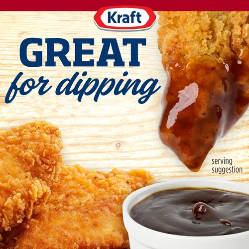 Vista 7 de Kraft Hickory Smoke - Salsa barbacoa a fuego lento para barbacoa, botella de 17.5 onzas