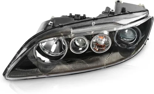 Vista 10 de ALLGOOD Conjunto de faros delanteros de proyector halógenos izquierdo y derecho sin bombilla compatible con Mazda 3 4 puertas Sedan 2004-2009,