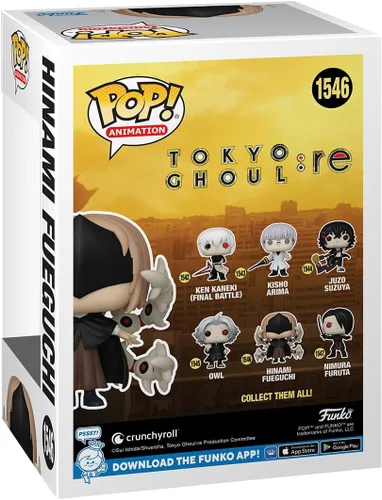 Vista 3 de Funko Pop! Animation: Tokyo Ghoul: Re - Hinami Fueguchi - 1/6 probabilidades para variante de persecución rara - Figura de vinilo coleccionable