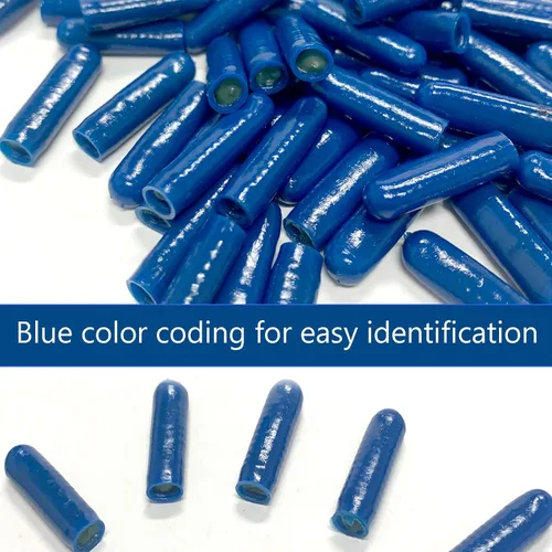 Vista 3 de Tipo B Conectores de alambre llenos de gel, Alarma Teléfono Silicona Alambre Crimpado Frijol Empalme para aplicación de bajo voltaje (100 PCS)