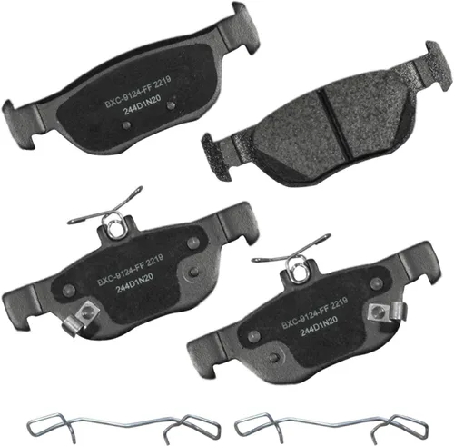 Vista 173 de Pastillas de freno traseras cerámicas Bendix Premium SBC1337 para Cadillac CTS 2014-2008, SRX 2016-2010, Chevrolet Camaro 2015-2010, Saab 9-4X 2011