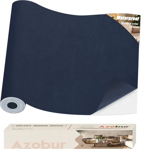 Vista 31 de Azobur Parche de terciopelo, parche rectangular autoadhesivo de tela de franela, terciopelo antiarañazos, disponible en diferentes colores, de 8 x