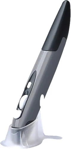 Vista 9 de lychee Ratón óptico inalámbrico de bolsillo, 2.4 GHZ USB inalámbrico óptico mini ratón de aire para PC, portátil, computadora portátil Mac (azul)