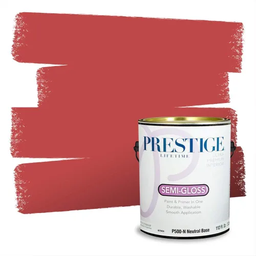 Vista 97 de Prestige Paints Pintura exterior e imprimación en uno, 1 galón, plano, coincidencia comparable de Valspar* Amber Rose*