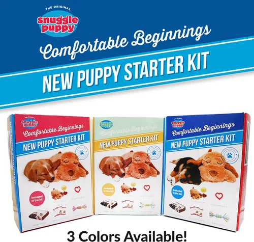 Vista 5 de SmartPetLove Original Snuggle Puppy Essentials Kit de Inicio – Cachorro con Latido del Corazón para Perros – Ayuda Calmante con 3 Paquetes de Calor