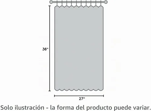 Diamond Home Linens Juego de 3 cortinas de lino semitransparentes para ventana de cocina, 36 pulgadas de largo, color gris.