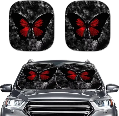 Vista 25 de Howilath 1776-2026 250Th Anniversary Car Sunshades for Windshield 2-Piece Sun Visor Protector Covers Heat Shield Reflector Sunblock Universal Fit