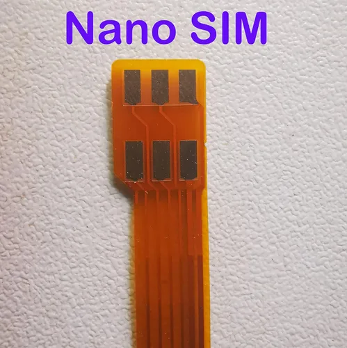 Vista 4 de Sintech Nano tarjeta SIM macho a estándar UIM SIM hembra extensión plana FPC cable extensor 5.9 in, compatible con iPhone 5-11