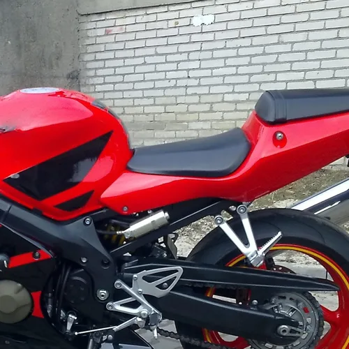 Vista 2 de XMT-MOTO Asiento delantero del conductor para Honda CBR600F4i 2001-2003, negro