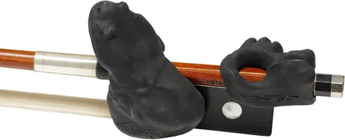 Original Bow Buddy Concert Black Juego de 2 piezas: Cosas 4 Cuerdas Bow Hold Buddies Violín/Viola Teaching Aid Accesorio Concierto Negro