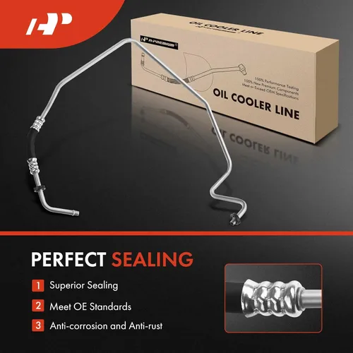 Vista 7 de A-Premium Conjunto de manguera de refrigeración de aceite de transmisión automática compatible con Chevrolet Trailblazer GMC Envoy Buick Rainier