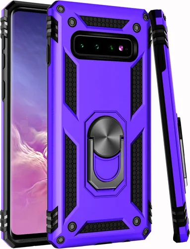 Vista 27 de LUMARKE Funda para Galaxy S8, pasa 16 pies, probada contra caídas con soporte de anillo magnético, compatible con soporte de montaje de automóvil