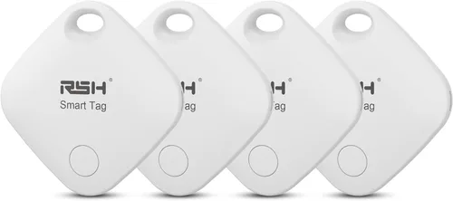 Vista 10 de Etiqueta de seguimiento Air Tracker para Android, paquete de 4 etiquetas de seguimiento de equipaje, funciona con la aplicación Google Find Hub
