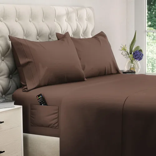 Vista 50 de DREAMCARE - Juego de sábanas de tamaño individual XL, 3 piezas, refrescantes, extralargas, suaves y duraderas de 100% poliéster de microfibra