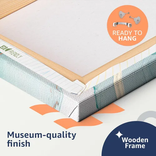 Vista 6 de artgeist Canvas Wall Art Print Flowers 8x12 in - 1pcs Home Decor Framed Stretched Picture Photo Painting Artwork Image - Rose Nature Botanical