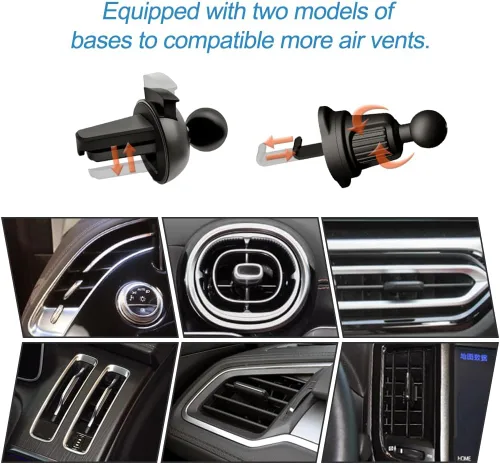 Vista 4 de Soporte universal para teléfono celular para asiento de carreras, soporte universal para teléfono inteligente, ajuste universal para teléfonos