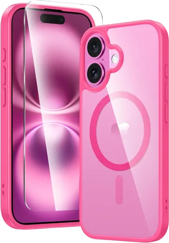 Vista 253 de FNTCASE para iPhone Air Case Clear: Fundas magnéticas para teléfono con protector de pantalla a prueba de caídas, compatibles con Magsafe, delgadas