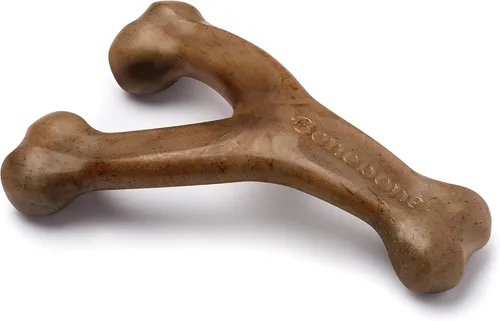 Vista 11 de Benebone Wishbone - Juguete masticable duradero para perros para masticadores agresivos, fabricado en Estados Unidos, pequeño, sabor a tocino real