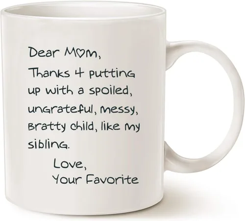 Vista 13 de MAUAG Regalos divertidos de Navidad Taza de café Taza divertida Regalos de broma, 15 onzas