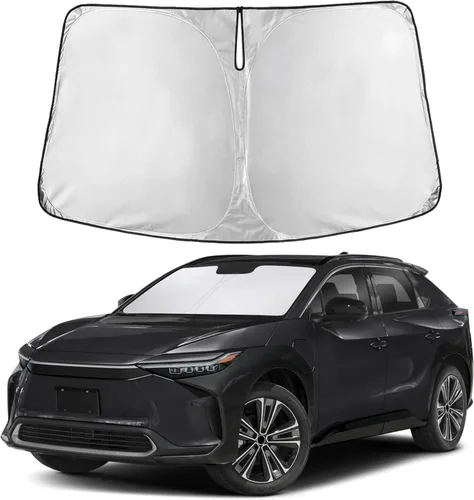 Vista 31 de EcoNour - Parasol plegable para parabrisas de Toyota Tacoma 2016-2025 2026, accesorios para camioneta de 2 puertas y 4 puertas, protector de visera