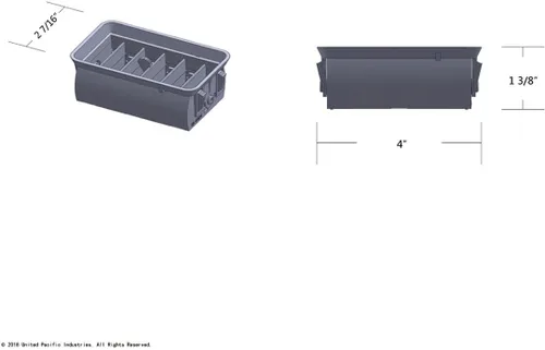 Vista 4 de C2W Ventilación de aire acondicionado para Freightliner FLD 1989-2010, Classic - Center Dash, actualización interior/exterior
